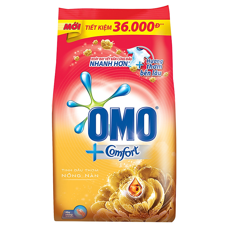 Bột Giặt OMO Comfort Tinh Dầu Thơm 4kg