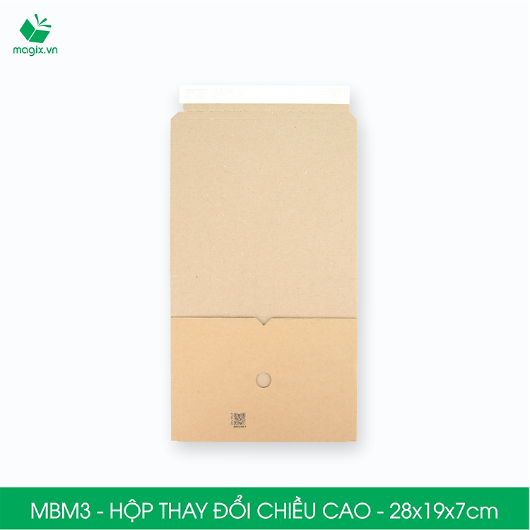 Hộp Carton MBM3 (20 chiếc) 28x19x7cm - Ảnh 4