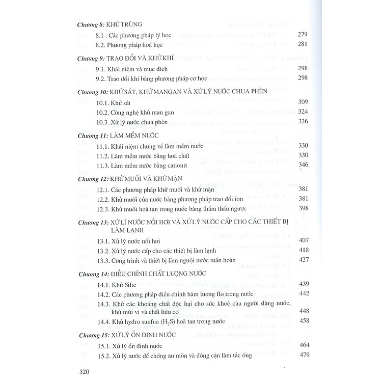 Xử Lý Nước Cấp Cho Sinh Hoạt Và Công Nghiệp (Tái bản năm 2023 có sửa chữa, bổ sung, cập nhật mới) - Ảnh 6