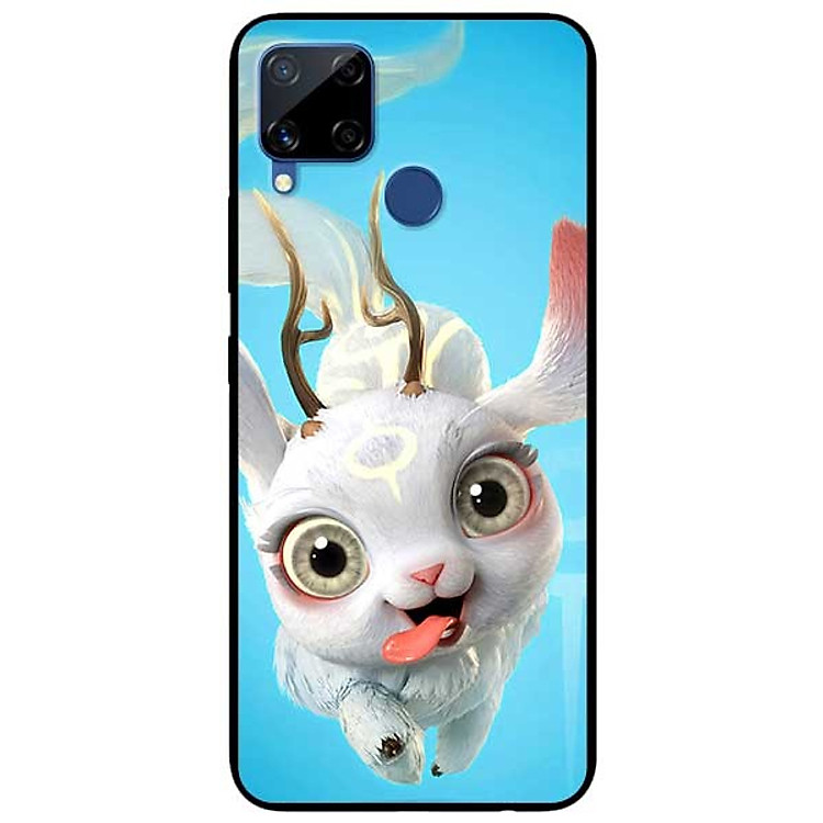 Ốp lưng dành cho Realme C15 mẫu Thỏ Lè Lưỡi