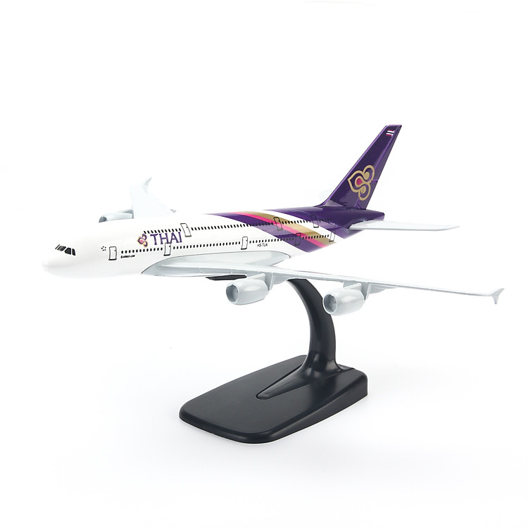 Mô hình máy bay Thai Airlines A380 20cm Chính hãng Giá tốt - Hình ảnh 2