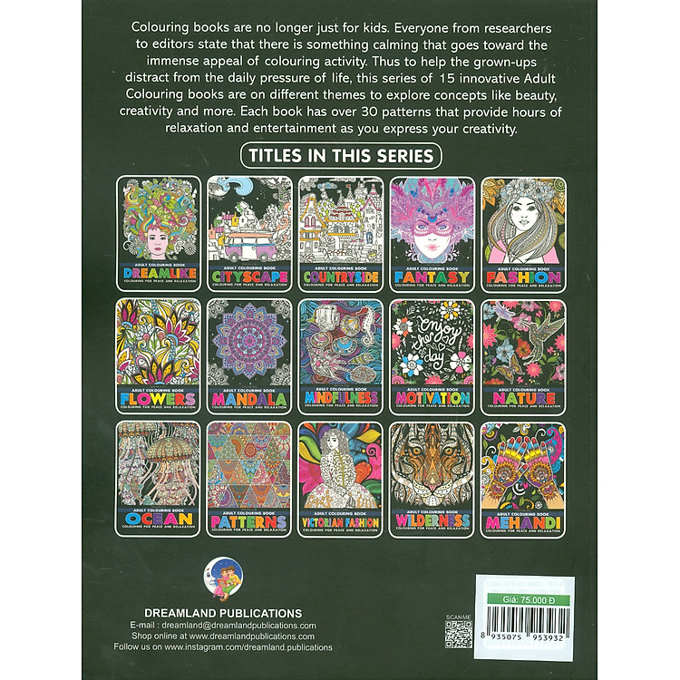 Countryside - Adults Colouring Book - Ảnh 2