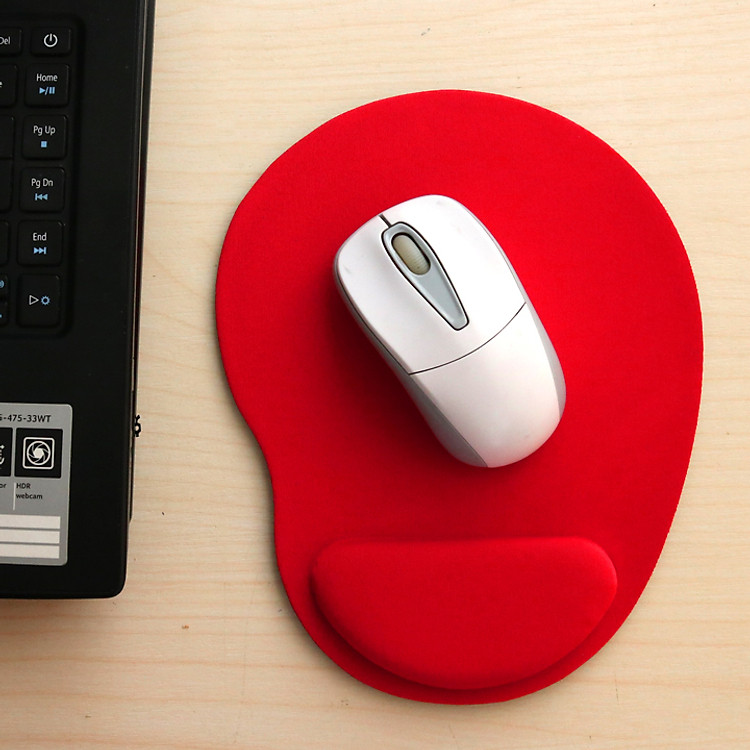 Miếng lót chuột EVA PU có đệm êm giảm mỏi tay hình oval nhỏ gọn, tiết kiệm không gian bàn làm việc