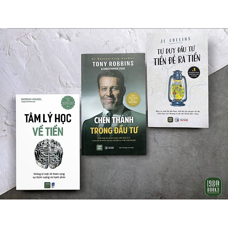 Combo 3 Sách - Tâm lý học về tiền + Chén thánh trong đầu tư + Tư duy đầu tư: Tiền đẻ ra tiền