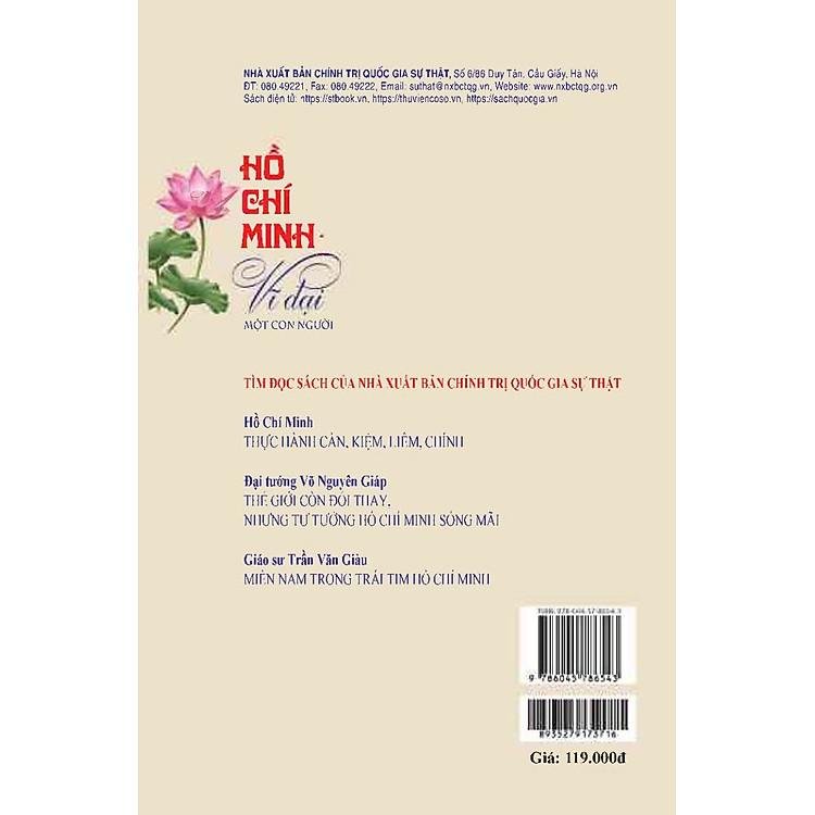 Hồ Chí Minh - Vĩ Đại Một Con Người (Tái Bản, Có Chỉnh Sửa) - Ảnh 2