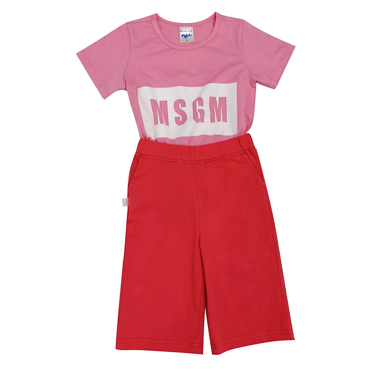 Bộ Đồ Bé Gái In Chữ MSGM Bonchop