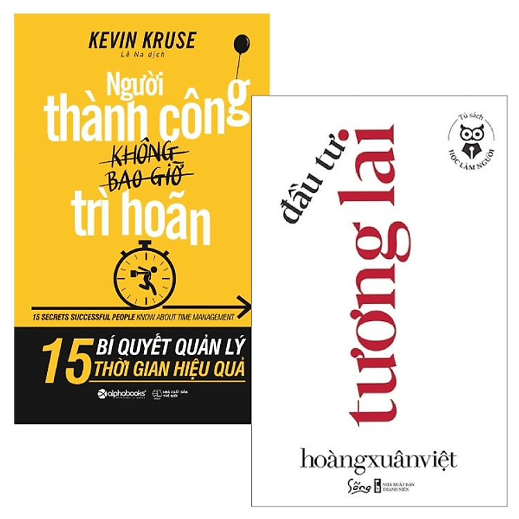 Combo Người Thành Công Không Bao Giờ Trì Hoãn + Tủ Sách Học Làm Người - Đầu Tư Tương Lai (Bộ 2 Cuốn)