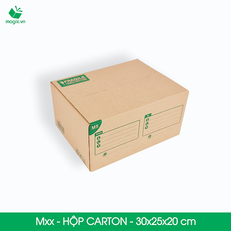 Hộp Carton Đóng Hàng 30x25x20 cm (20 thùng) - Ảnh 3