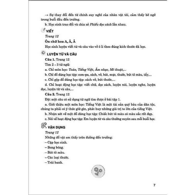 Hướng Dẫn Học Và Làm Bài Tiếng Việt 3 (Tập 1) - Ảnh 6