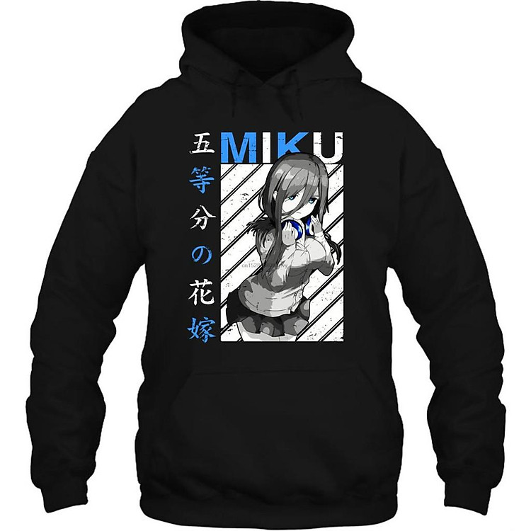 Áo hoodie Miku Nakano anime