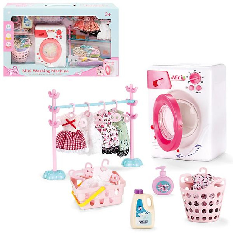 Đồ Chơi Máy Giặt Sweet Heart SH8604 Chính hãng Ưu đãi - Hình ảnh 2