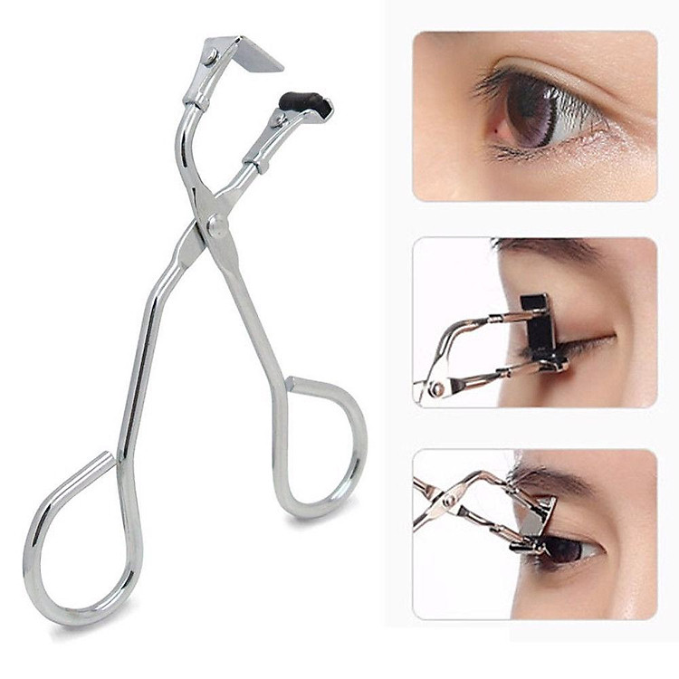 Kẹp bấm mi siêu cong Eyelash curler đầu nhỏ - Bấm góc mi + TẶNG KÈM MÚT THAY