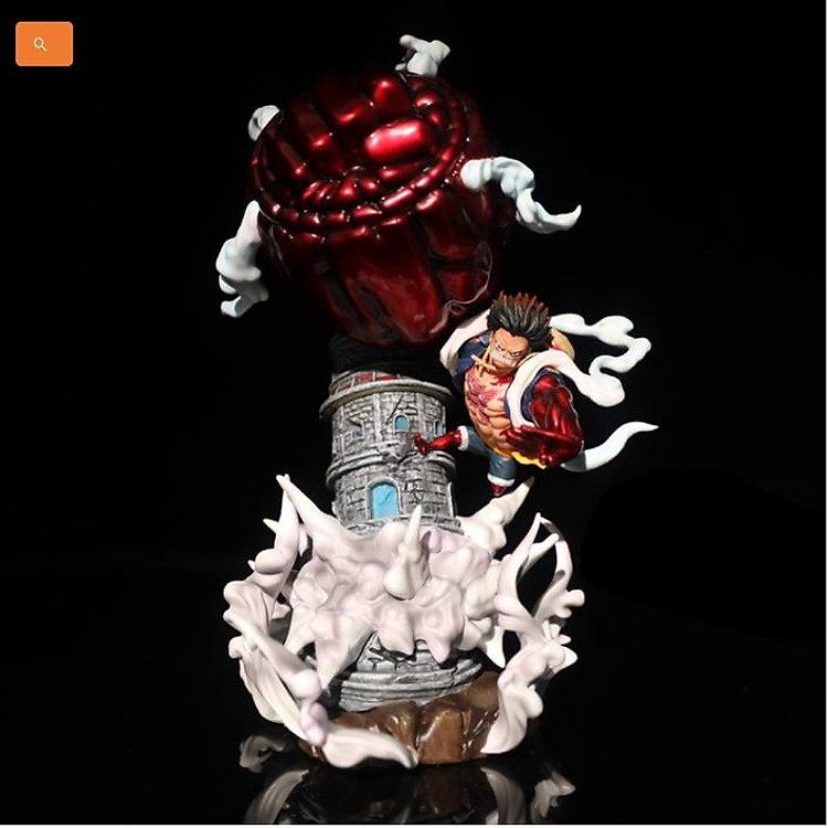Mô hình Vua hải lặc Luffy Gear 4 đứng trụ One Piece chất lượng 28cm