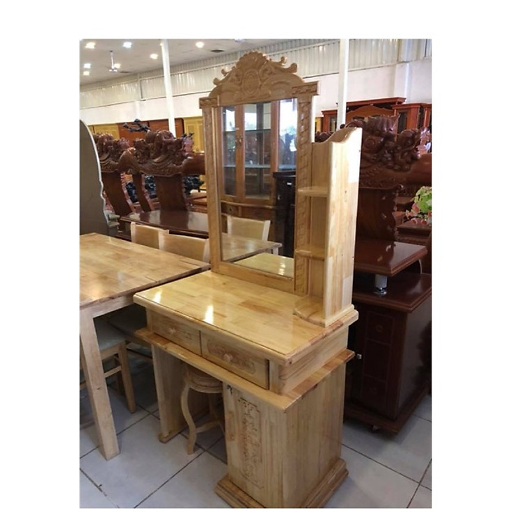 Bàn phấn gỗ thông