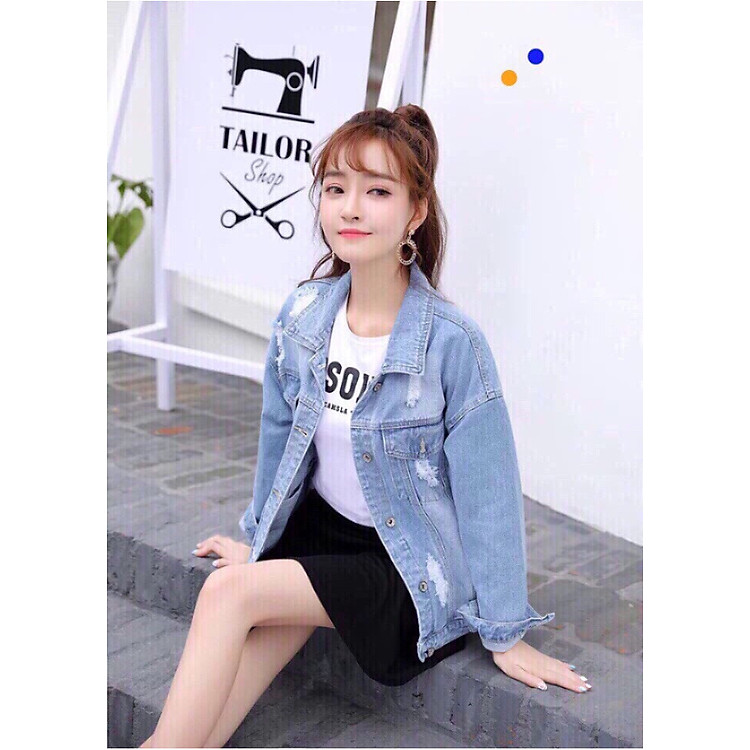 Áo Khoác Jean Nữ