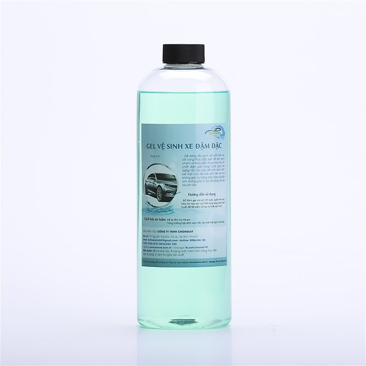 Gel rửa xe ô tô, xe máy đậm đặc Chọn Xe (500ML) tặng kèm bông vệ sinh xe chuyên dụng