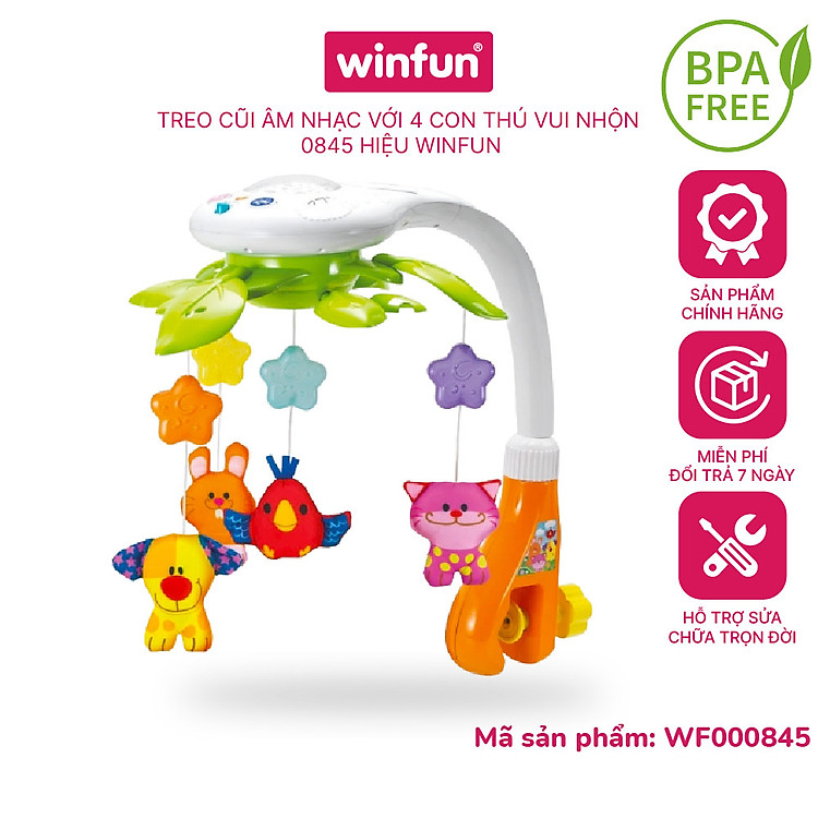 Treo nôi tự động Winfun 0845 Chính hãng Giá tốt
