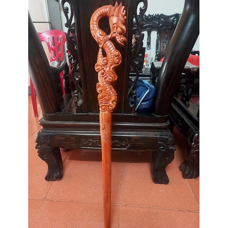 Gậy batong gỗ hương đá cho người già Uy tín Tiết kiệm