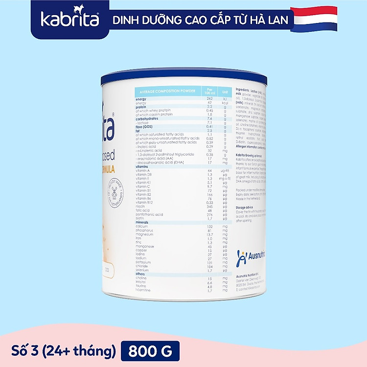 Nơi mua Combo 2 lon Sữa dê Kabrita 800g Hàng chuẩn Tiết kiệm - Hình ảnh 4