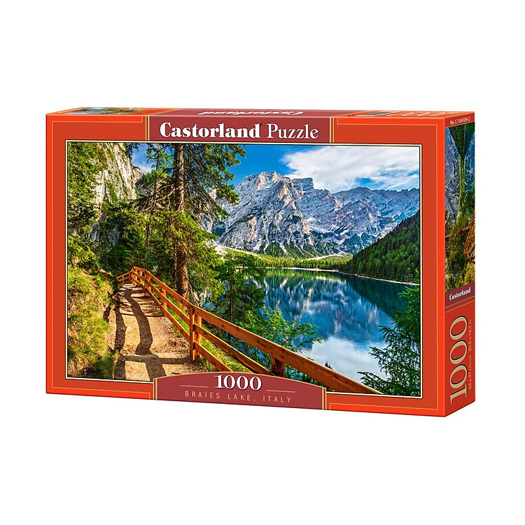 Mua tại Lazada: Puzzle Braies Lake 1000 mảnh CASTORLAND Chính hãng Ưu đãi