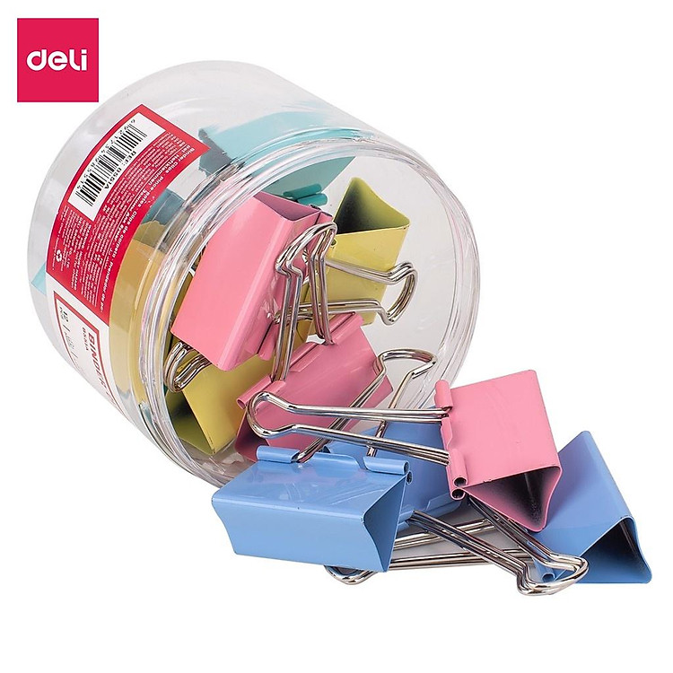 Kẹp bướm Deli (24 chiếc) - Ảnh 4