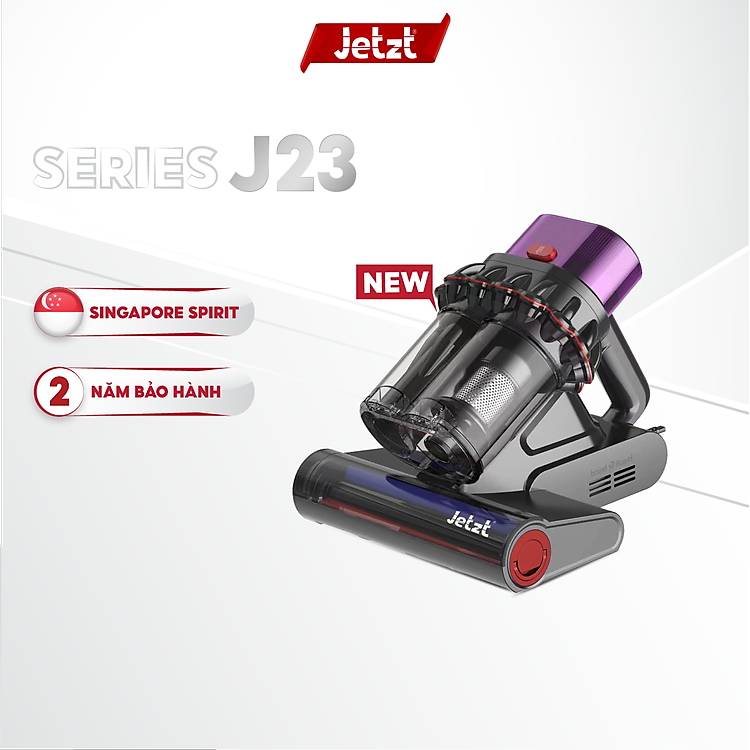 Máy hút bụi giường nệm diệt khuẩn thông minh thế hệ mới JETZT J23, lực hút 20.000 PA, hàng chính hãng