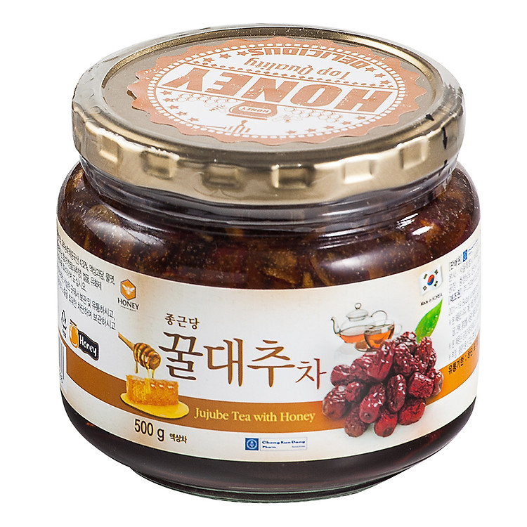 Mật Ong Táo Tàu Ginseng House - Jujube Tea With Honey Hộp 500g