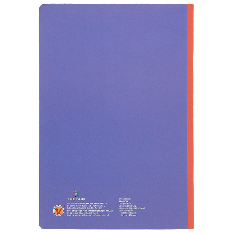 Tập Sinh Viên Tropical - Kẻ Ô (200 trang, 80gsm) - Ảnh 4