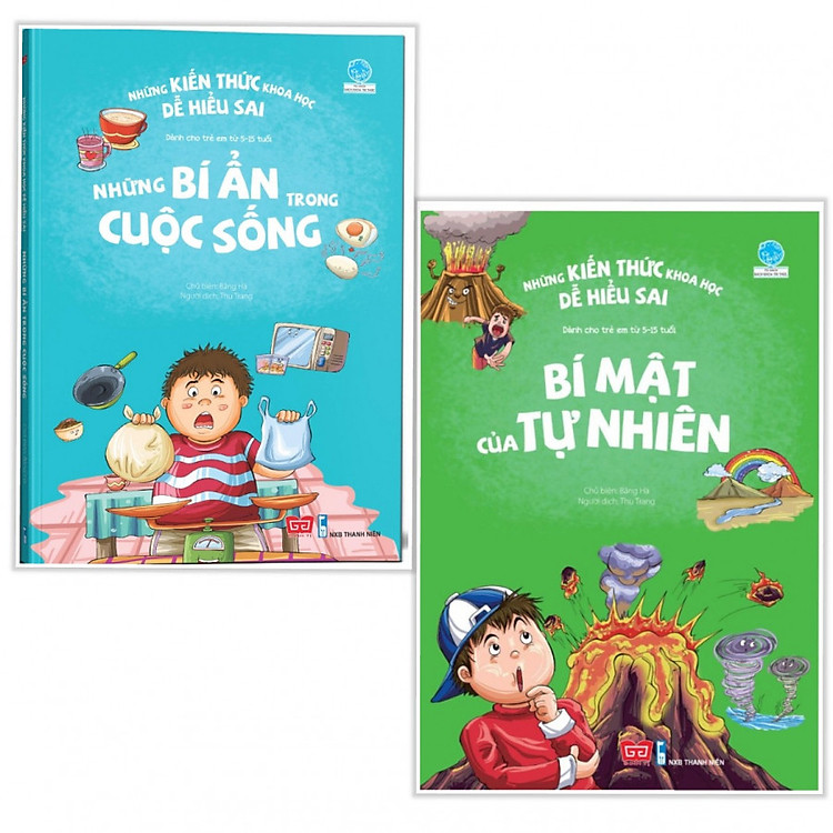 Combo Những Kiến Thức Khoa Học Dễ Hiểu Sai: Những Bí Ẩn Trong Cuộc Sống + Bí Mật Cúa Tự Nhiên (Tặng Bookmark Phương Đông)