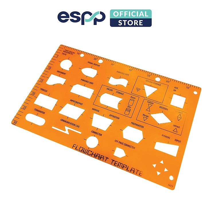 Thước dẻo vẽ flowchart 19 mẫu - HELIX - Ảnh 4