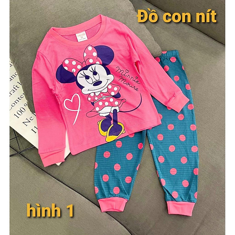 (9-20 KÝ) TAY DÀI COTTON XUẤT NHẬT BÉ GÁI - ĐỒ BỘ TRẺ EM