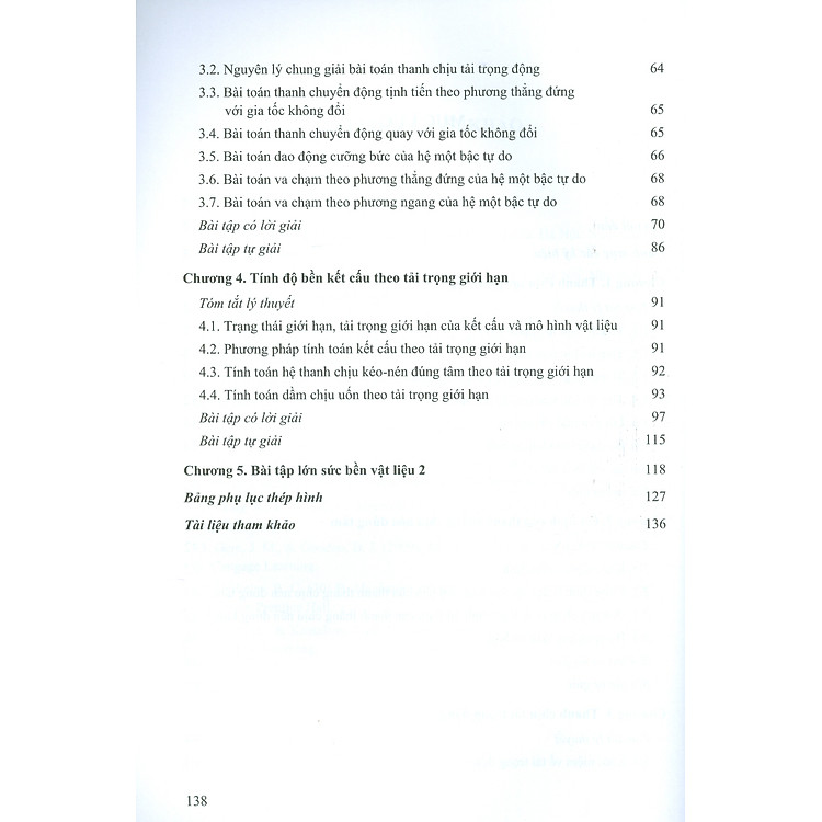 Bài Tập Sức Bền Vật Liệu - Tập 2 - Ảnh 5