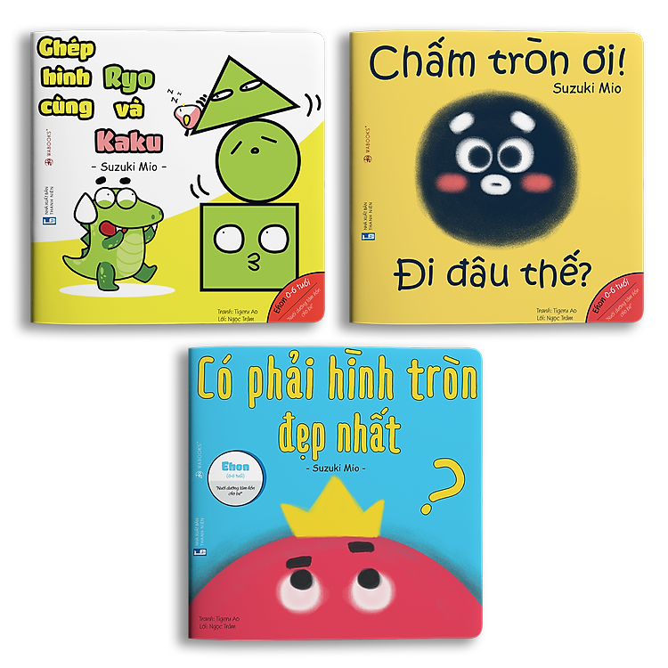 Sách Ehon Điều Kỳ Diệu Từ Những Hình Khối Combo + Lẻ Cuốn