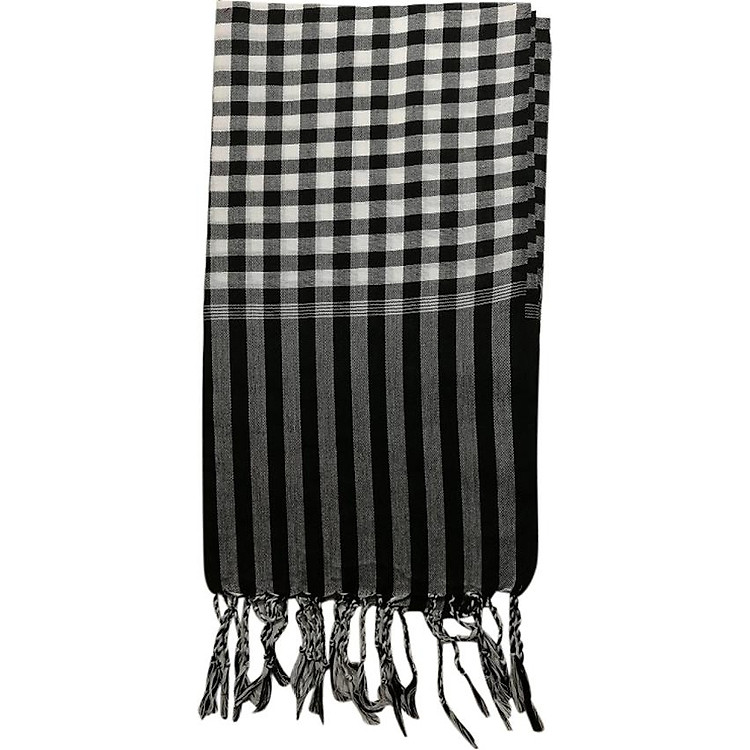 Khăn Rằn Tốt (160 x 40 cm) - Đen