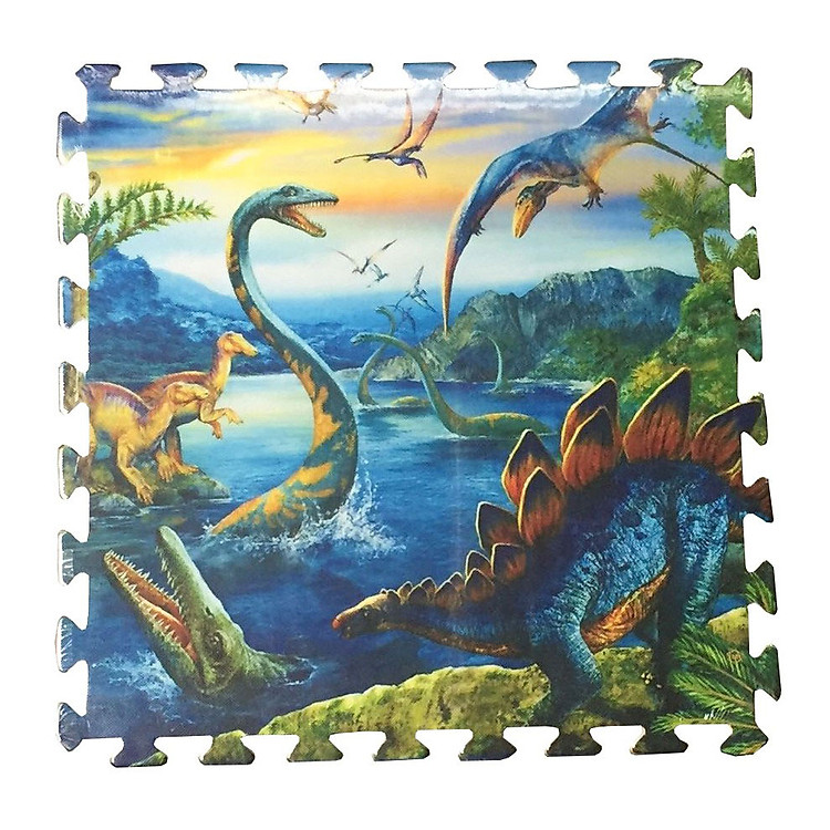 Bộ 4 tấm thảm xốp khủng long Chính hãng Tiết kiệm - Hình ảnh 5