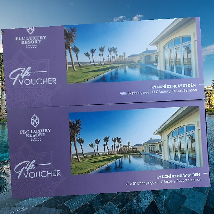 Voucher FLC Luxury Resort 5* Sầm Sơn - Villa 01 & 02 Phòng Ngủ
