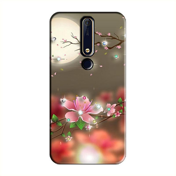 ỐP LƯNG ĐÍNH ĐÁ IN HÌNH DÀNH CHO NOKIA 6.1 PLUS