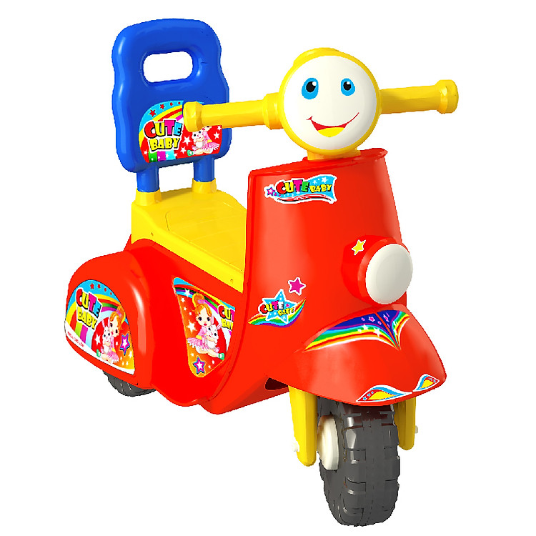 Xe 3 bánh Nhựa Chợ Lớn L9 Vespa (Có nhạc) - M1624B -X3B - Giao màu ngẫu nhiên