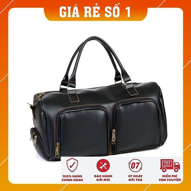 Túi Da Nam, Túi Du Lịch,Túi Da Cao Cấp HANAMA N8 Chính Hãng Bảo Hành 18 Tháng Nhiều Ngăn Đựng Đồ