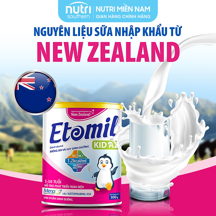 Mua Sữa ETOMIL KID AZ 900G cho trẻ Chính hãng Giá tốt - Hình ảnh 4