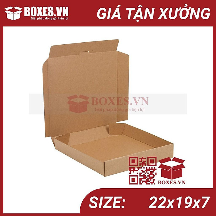Hộp Giấy Carton Đựng Quần Áo (100 chiếc) 22x19x7 cm