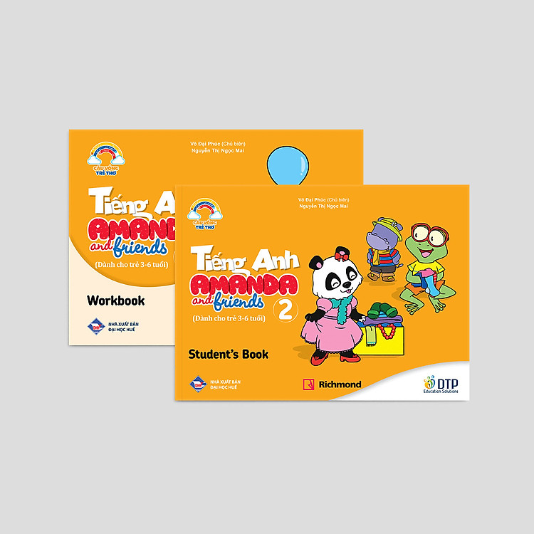 Bộ sản phẩm Tiếng Anh Amanda and Friends 2 - Student's book & Workbook (sách bài học và bài tập)