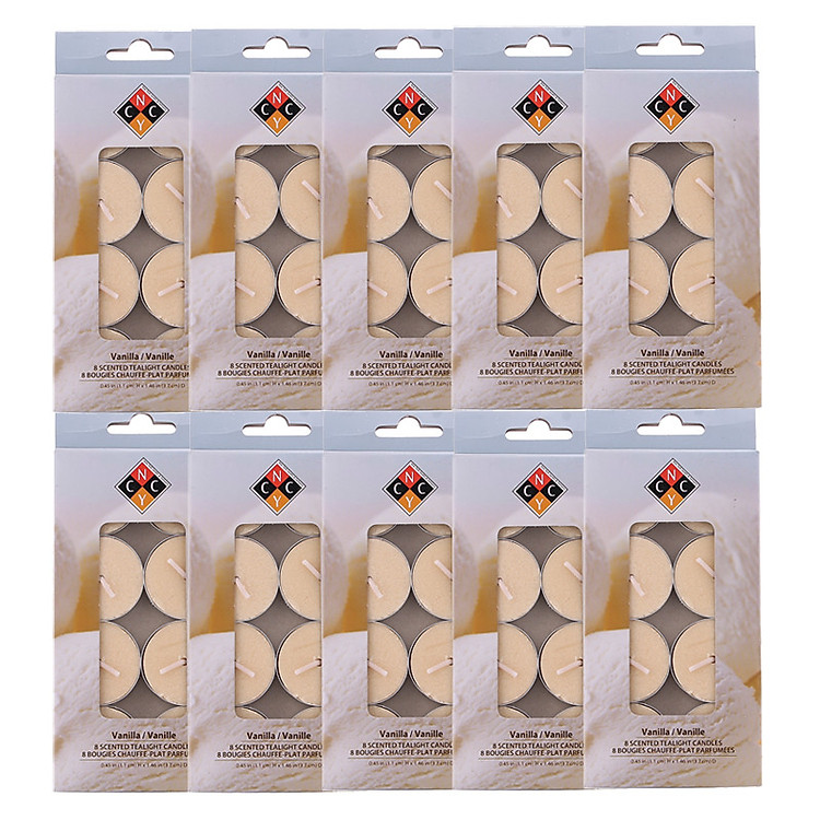 Combo 10 hộp nến tealight thơm cao cấp NYCandle FtraMart