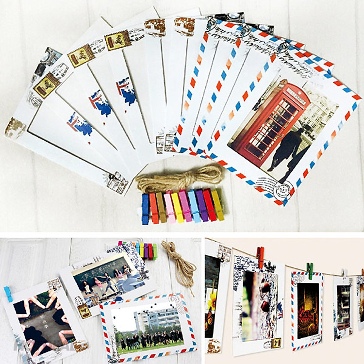 Khung Ảnh Họa Tiết Bao Thư KAK04