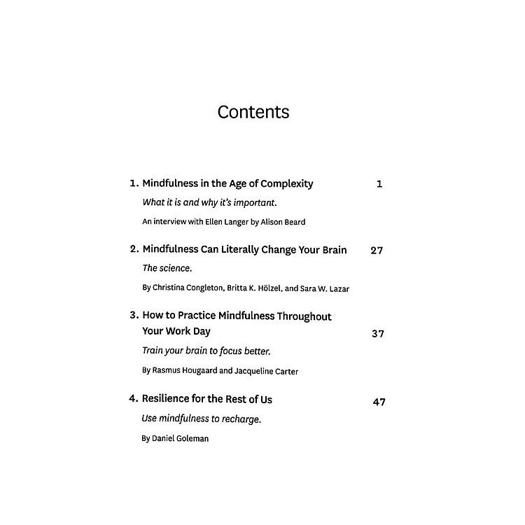 Mindfulness (Harvard Business Review Emotional Intelligence Series) - Ảnh 3