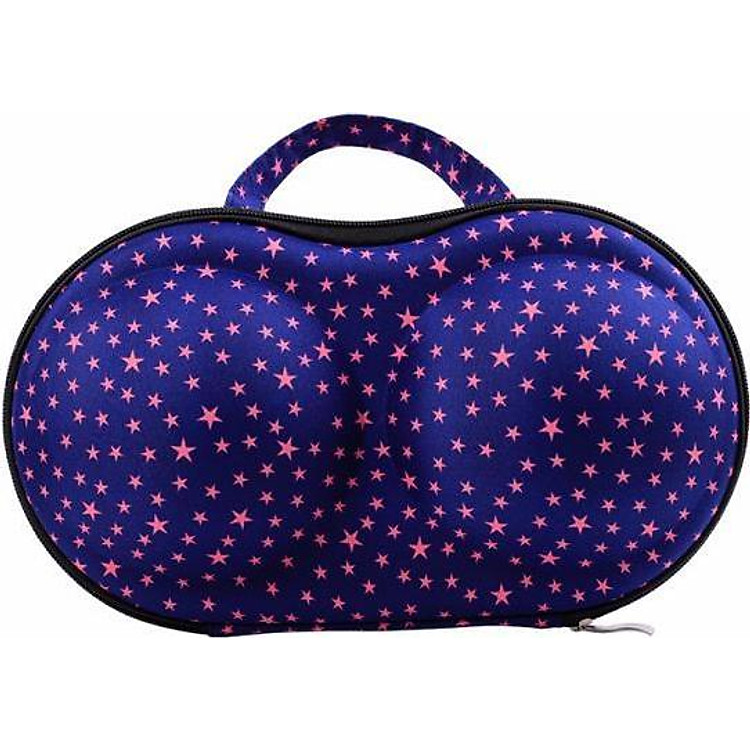 Hộp đựng áo lót tiện dụng - Họa tiết xanh ngôi sao