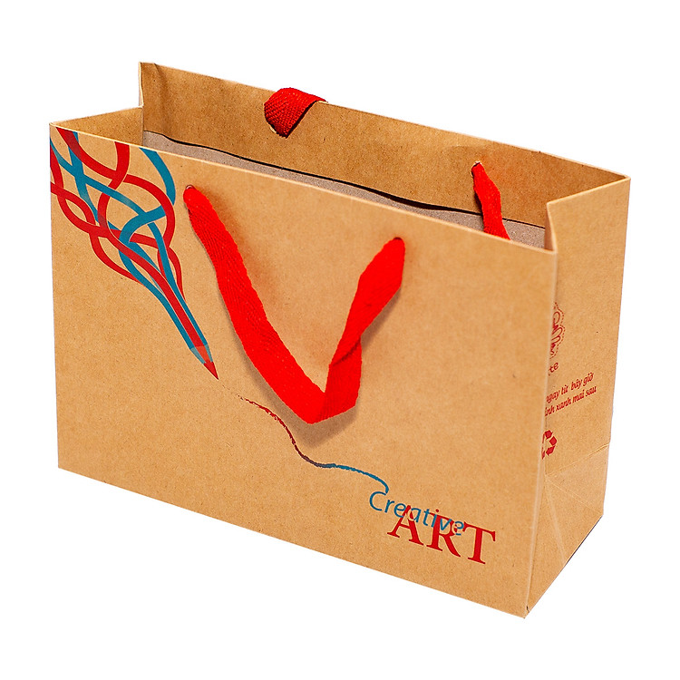 Túi Kraft Ngang Trung KN005 (23 x 17 x 8 cm) - Ảnh 3