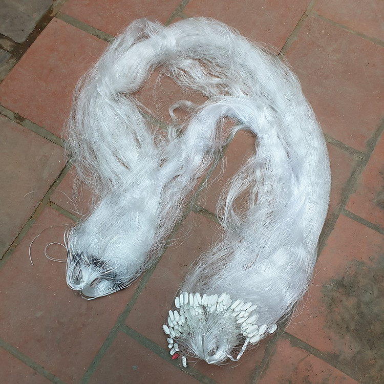 Lưới Đánh Cá 3 màn Cao 1m2 dài 65m mắt lưới 9cm, sợi cước 15, rất nhạy cá