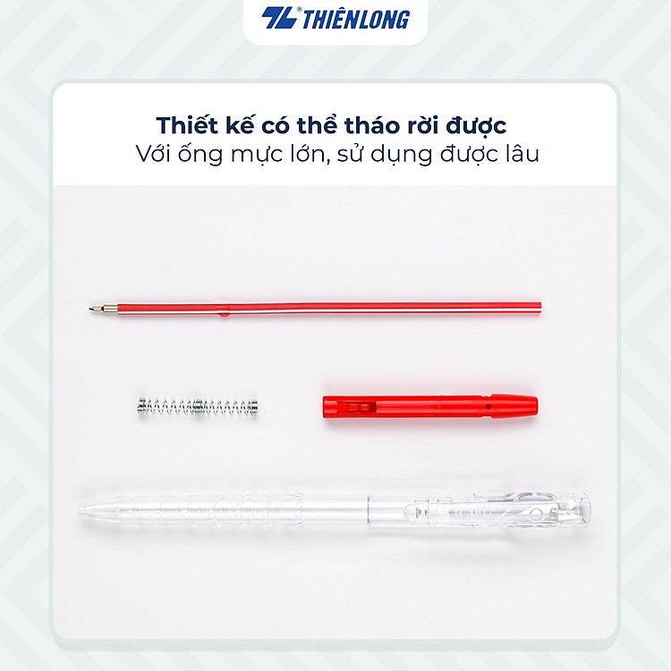 Bộ Bút Bi Thiên Long TL-097 (ngòi 0.5mm, 5 chiếc) - Ảnh 5