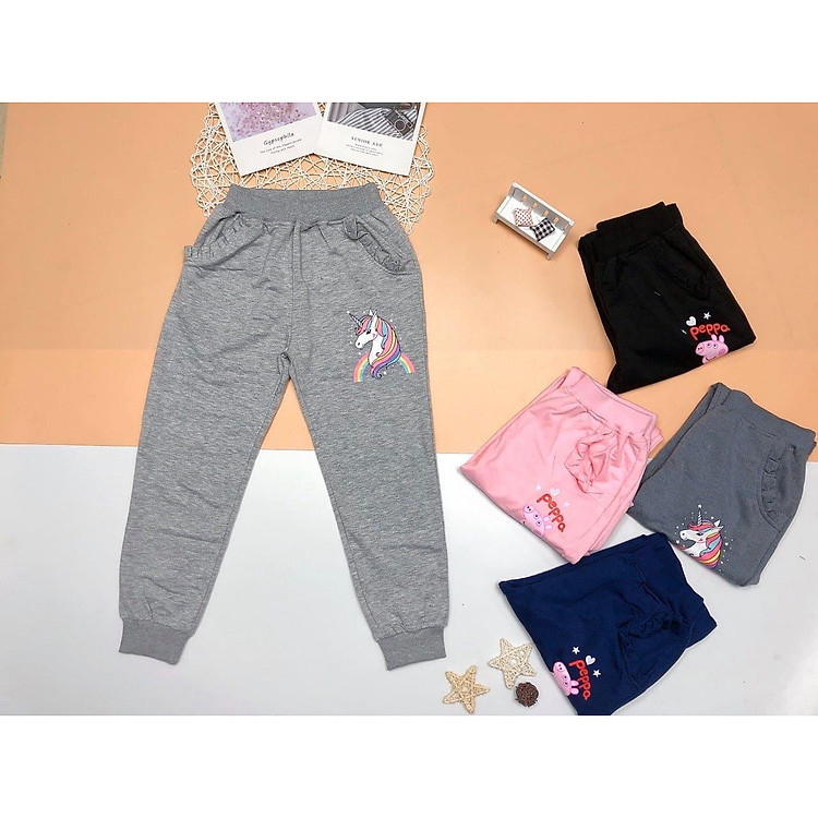 Quần nỉ bo gấu cho bé gái 9-14 tuổi